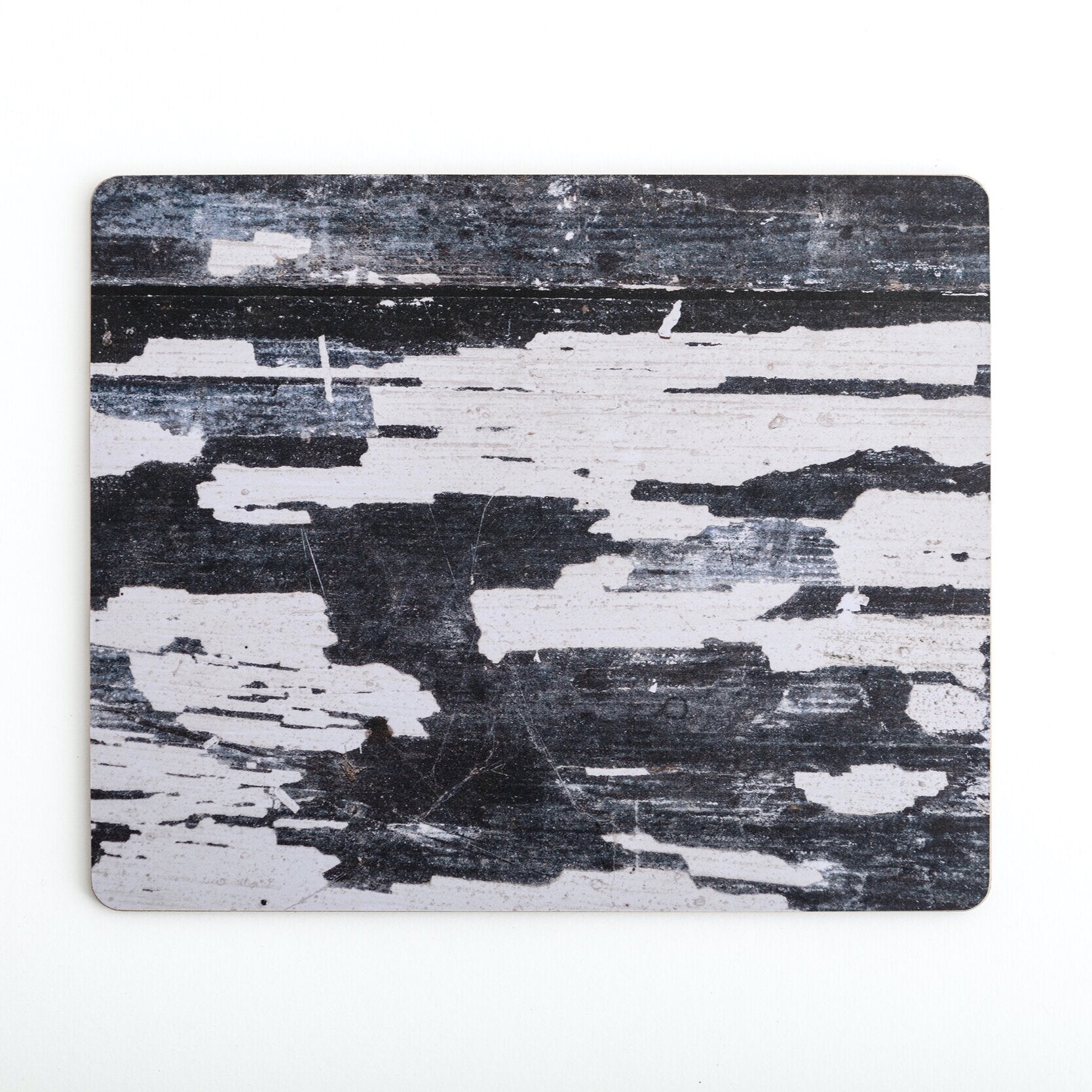 Set Of Four Rectangle Monochrome Placemats