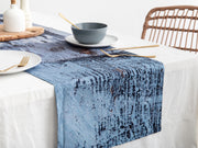 Abstract Textured Cotton Table Runner - 'Breeze'