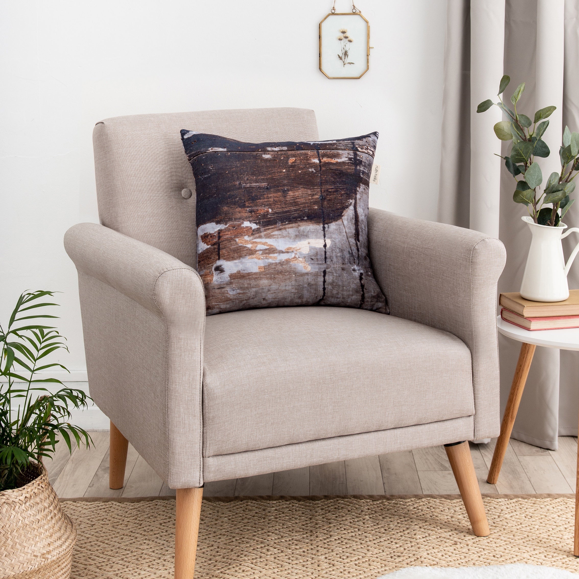 Painted Texture earthy Cushion Cover - 'Wholesome'