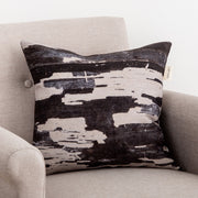 Painted Wood Distressed Texture Cushion Cover - 'Monochrome'