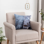 Painted texture Blue Cushion Cover - 'Breeze'