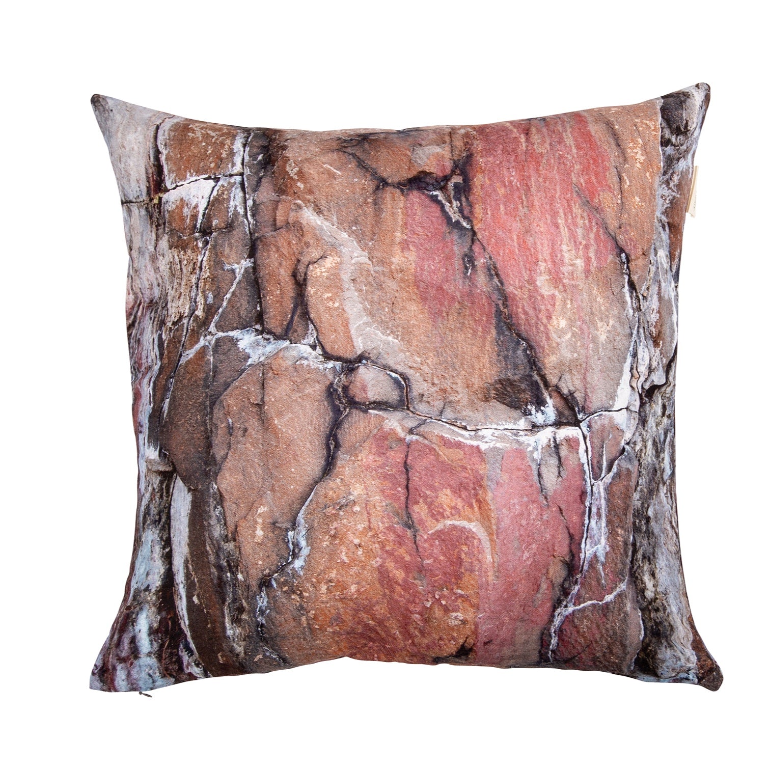 Large, Red Rock Textures Cushion cover - 'Earth'