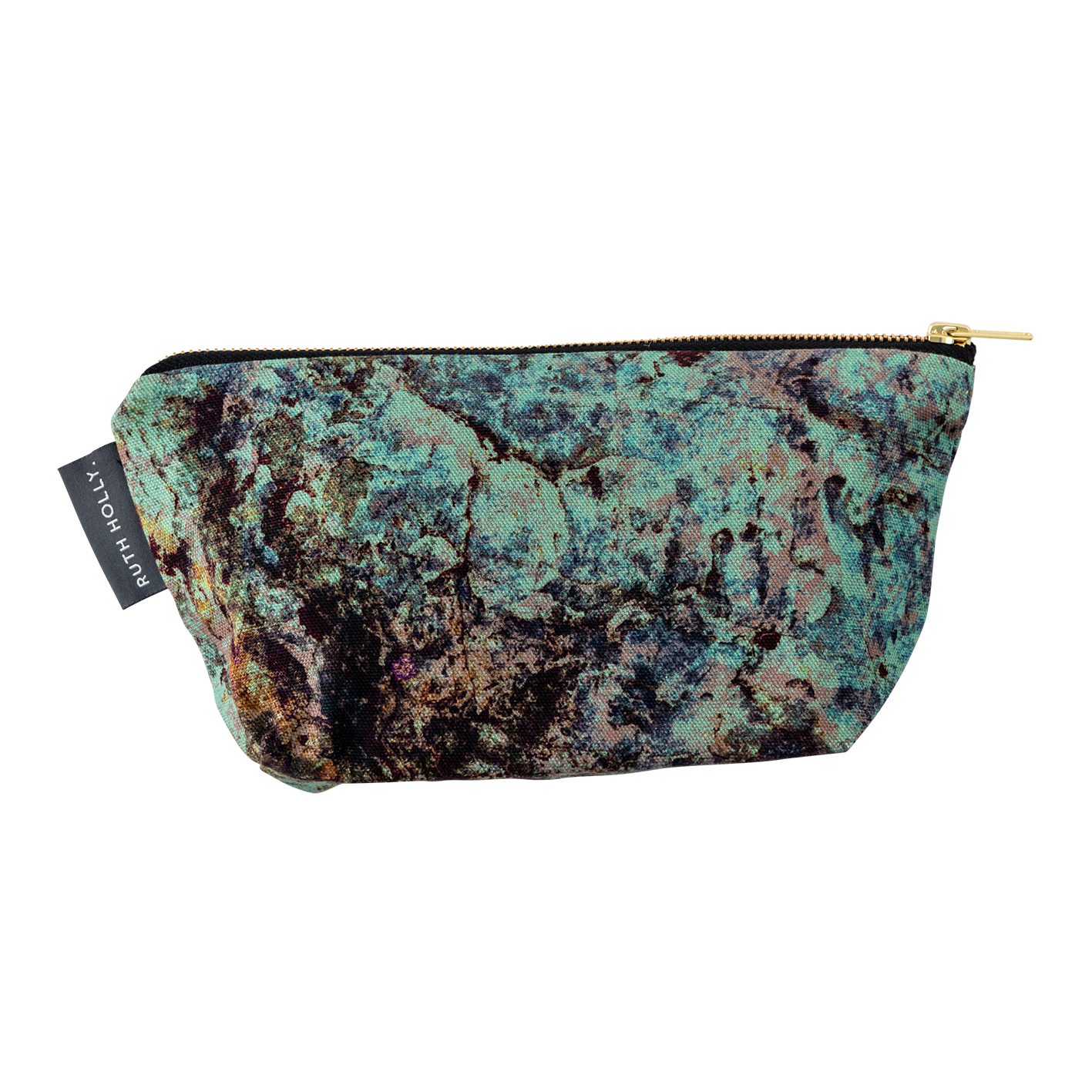 The Goddess Lagoon Make Up Wash Bag, jade green
