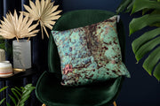 Emerald Teal green, cushion cover, 'Goddess Lagoon'