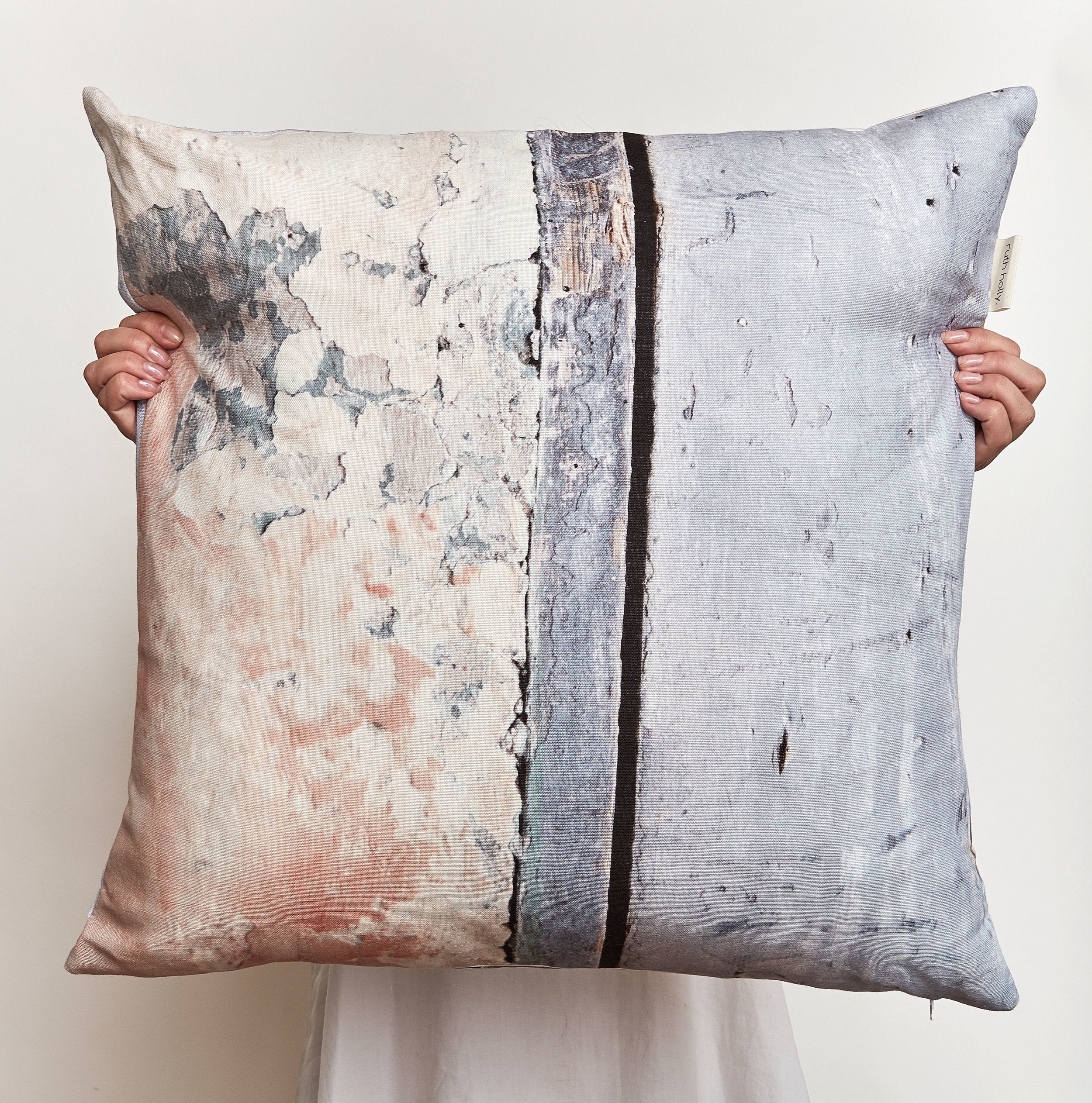 Large, Coastal Textured, Cushion Cover - 'Aspect Stripe'